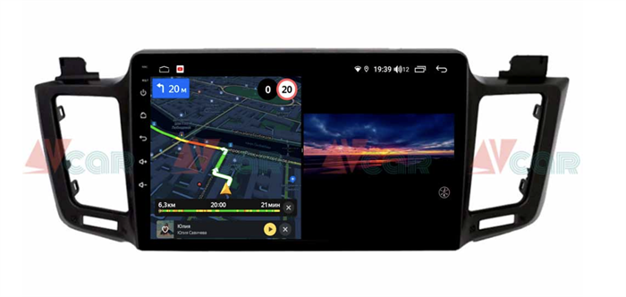 Штатная магнитола VAYCAR 10V3 3/32 ГБ для Toyota RAV4 (CA40) 2013-2019 на Android 10.0 - фото 192410
