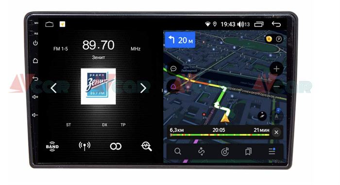 Штатная магнитола VAYCAR 09V4 4/64 ГБ для Volkswagen Touareg 2002-2010 на Android 10.0 - фото 192712