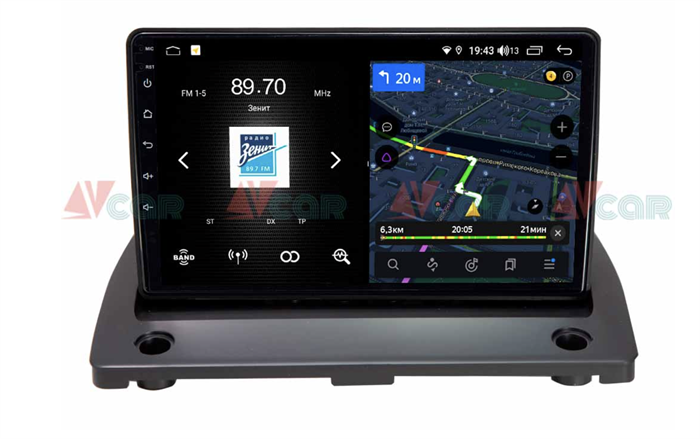 Штатная магнитола VAYCAR 09V4 4/64 ГБ для Volvo XC90 2006-2014 на Android 10.0 - фото 192864