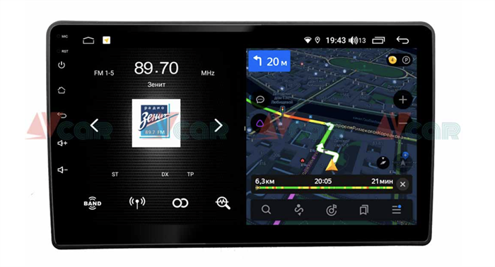 Штатная магнитола VAYCAR 09V4 для Kia Sorento II 2012-2020 +HI на Android 10.0 - фото 193304