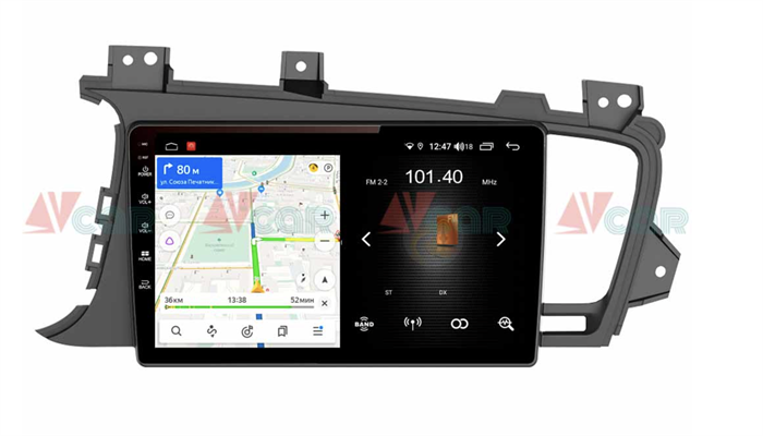 Штатная магнитола VAYCAR 09L 2/16 ГБ для Kia Optima III 2010-2013 на Android 8.1 - фото 193563