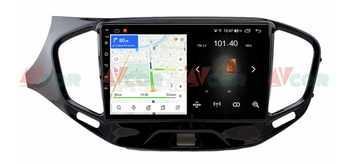Штатная магнитола VAYCAR 09L 2/16 ГБ для Lada Vesta 2015-2022 на Android 8.1 - фото 193626