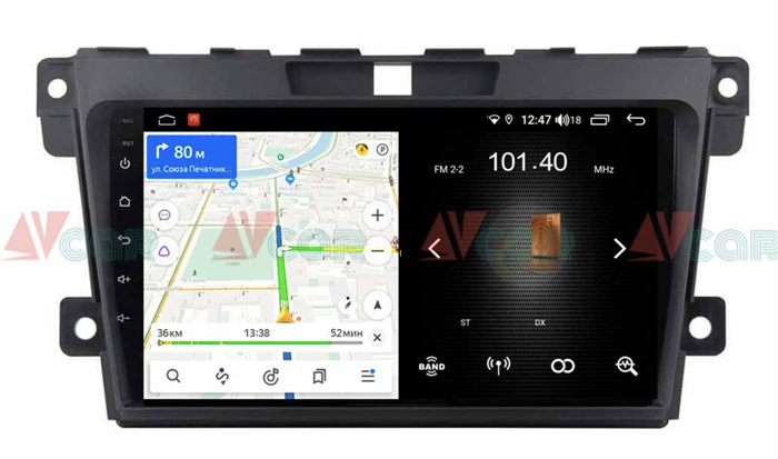 Штатная магнитола VAYCAR 09L 2/16 ГБ для Mazda CX-7 I 2006-2012 на Android 8.1 - фото 193644