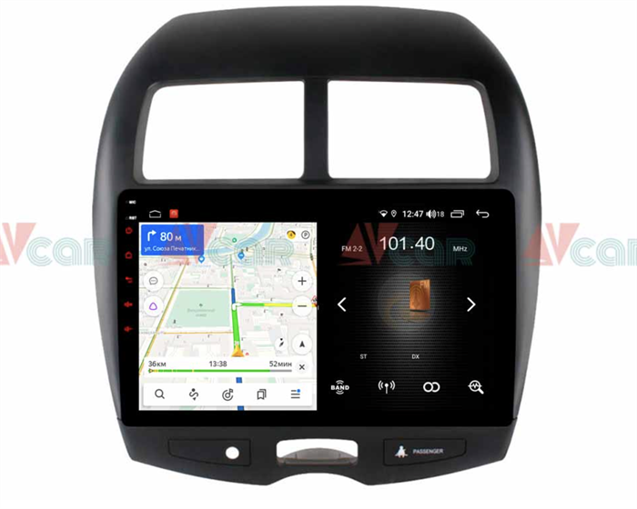 Штатная магнитола VAYCAR 10L 2/16 ГБ для Mitsubishi ASX I 2010-2018 на Android 8.1 - фото 193650