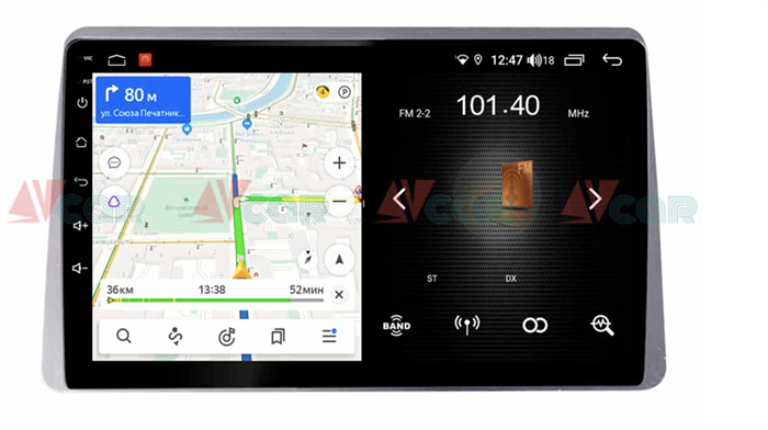 Штатная магнитола VAYCAR 10L 2/16 ГБ для Renault Duster 2020+ на Android 8.1 - фото 193717
