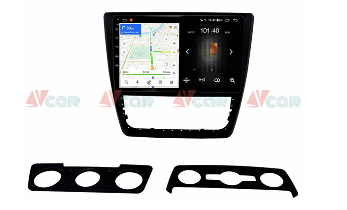 Штатная магнитола VAYCAR 10L 2/16 ГБ для Skoda Yeti 2013-2017 на Android 8.1 - фото 193745