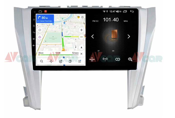 Штатная магнитола VAYCAR 10L 2/16 ГБ для Toyota Camry V55 2014-2018 на Android 8.1 - фото 193784