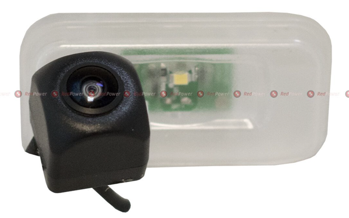 Камера заднего вида RedPower TOY422LED AHD для Toyota Land cruiser 200 (2015-2020) Диодная подсветка.Штатный разъём. - фото 194579
