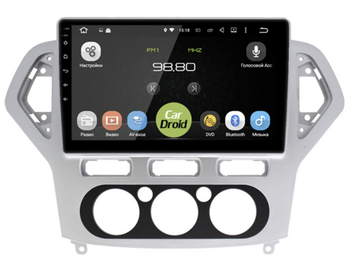 Штатная магнитола Roximo CarDroid RD-1708FM для Ford Mondeo IV 2007-2010 на Android 10.0 - фото 196561