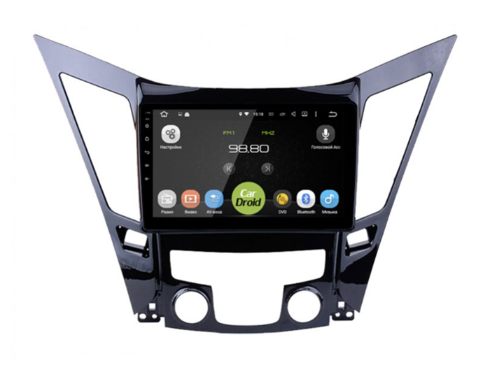 Штатная магнитола Roximo CarDroid RD-2048F для Hyundai Sonata VI (YF) 2009-2014 на Android 10.0 - фото 196699