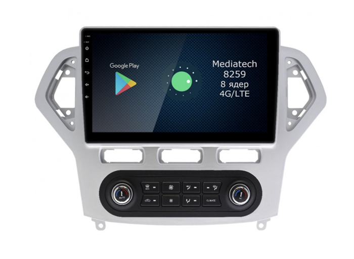 Штатная магнитола Roximo 4G RX-1708A для Ford Mondeo IV 2007-2010 на Android 12.0 - фото 196921