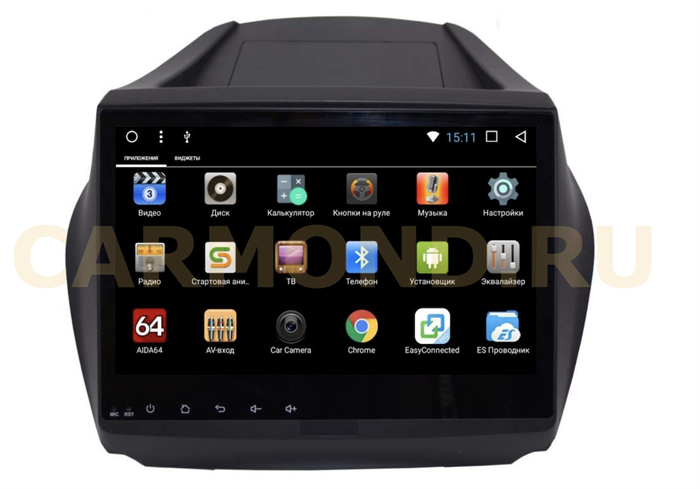 Штатная магнитола Hyundai ix35, Tucson II 2011-2015 LeTrun 2317 на Android 7.1.1 Allwinner T3 - фото 197548