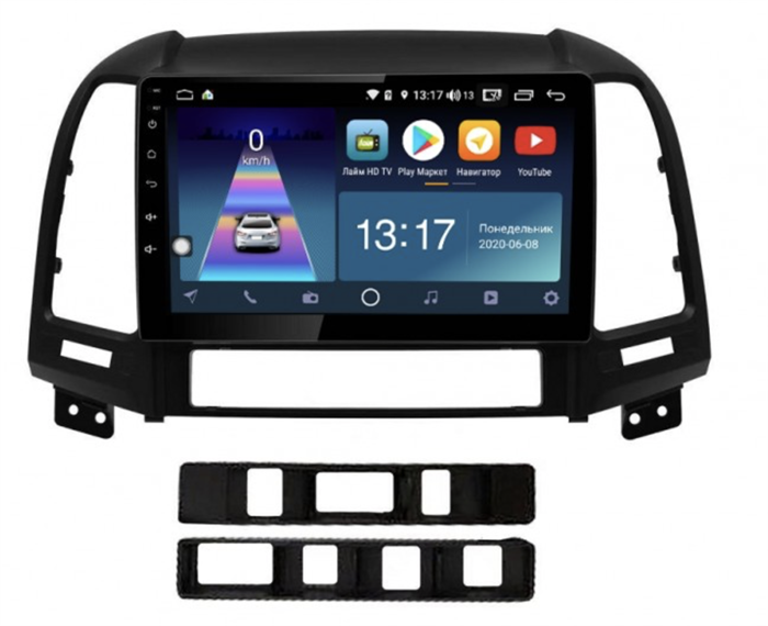 DayStar DS-7113Z с DSP + 4G SIM + CarPlay для Hyundai Santa Fe 2006-2012 на Android 10.0 - фото 197549