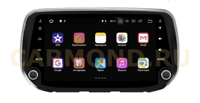 Штатная магнитола Hyundai Santa Fe IV 2018-2019 LeTrun 2471 на Android 8.1.1 - фото 197574