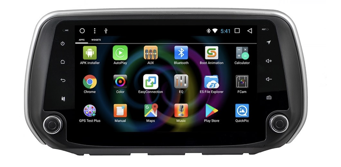 Автомагнитола для Hyundai Santa Fe (2018+) MyDean B802 Android 8.1 - фото 197575