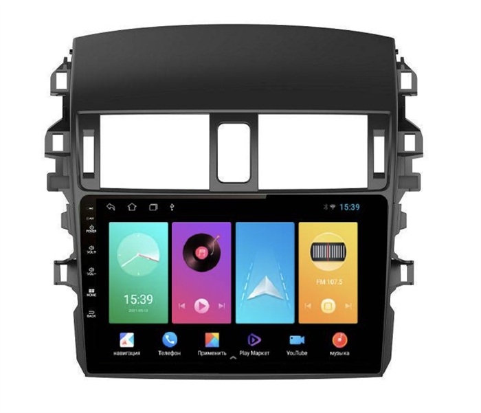 Магнитола FarCar D063M для Toyota Corolla X (E140, E150) 2006-2013 на Android 8.1 - фото 199168