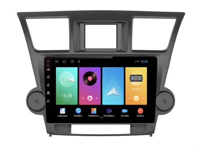 Магнитола FarCar D035M для Toyota Highlander (U40) 2007-2013 на Android 8.1 - фото 199176