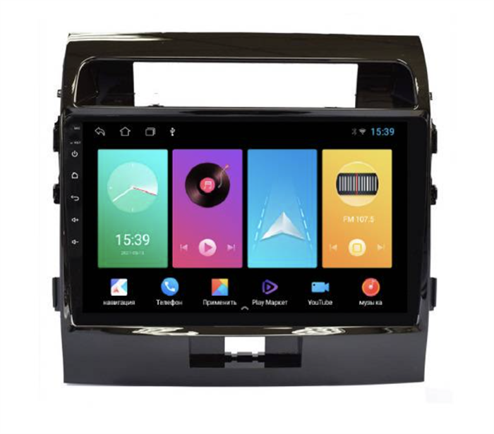 Магнитола FarCar D381M для Toyota Land Cruiser 200 2007-2015 на Android 8.1 - фото 199188