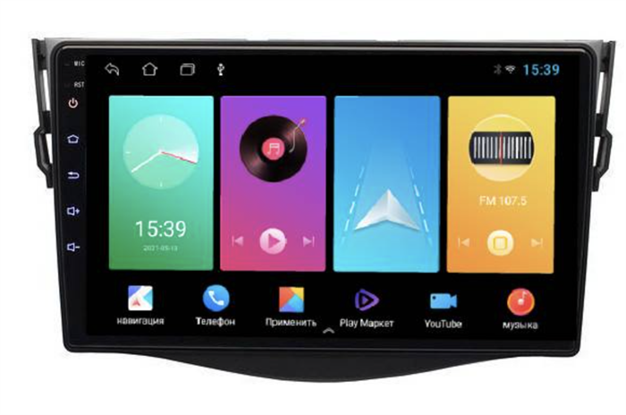 Магнитола FarCar D018-9M для Toyota RAV4 (XA30) 2006-2013 на Android 8.1 - фото 199433
