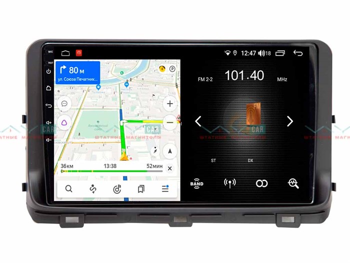 Штатная магнитола VAYCAR 10LD 2/16 ГБ 1DIN для KIA Ceed 2019+ на Android 8.1 - фото 201097