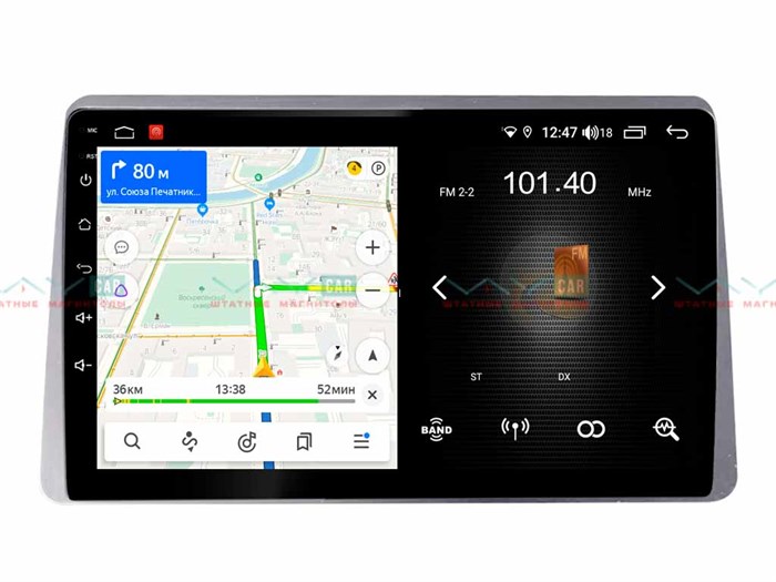 Штатная магнитола VAYCAR 10L 2/16 ГБ для Renault Arcana 2020+ на Android 8.1 - фото 201151