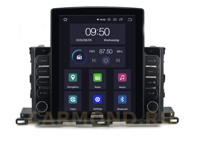 CarMedia OL-1601-HL TESLA для Toyota Highlander (U50) 2014-2019 на Android 10.0 - фото 203800