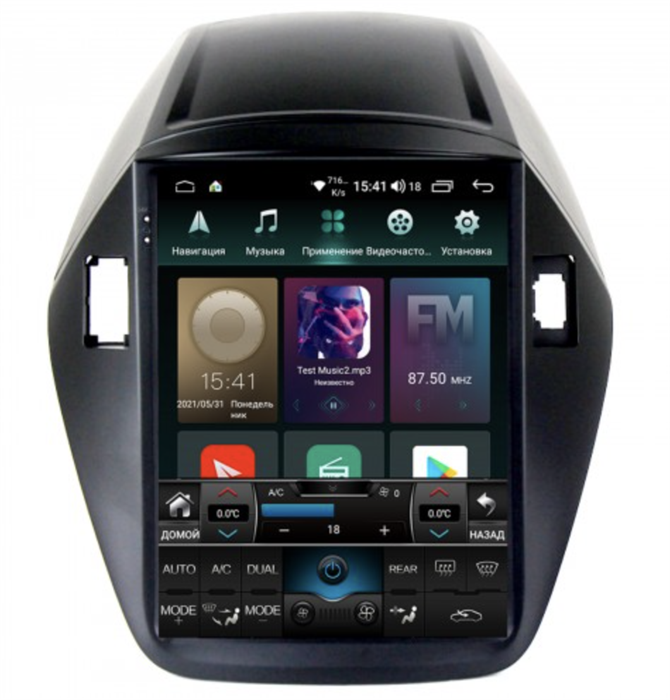 Штатная магнитола Roximo RT-2002-M14 для Hyundai ix35, Tucson II 2011-2015 на Android 11.0 - фото 207560