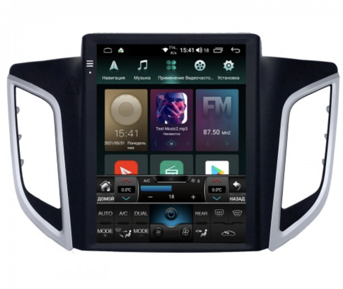 Штатная магнитола Roximo RT-2010 для Hyundai Creta 2016-2021 на Android 11.0 - фото 207572