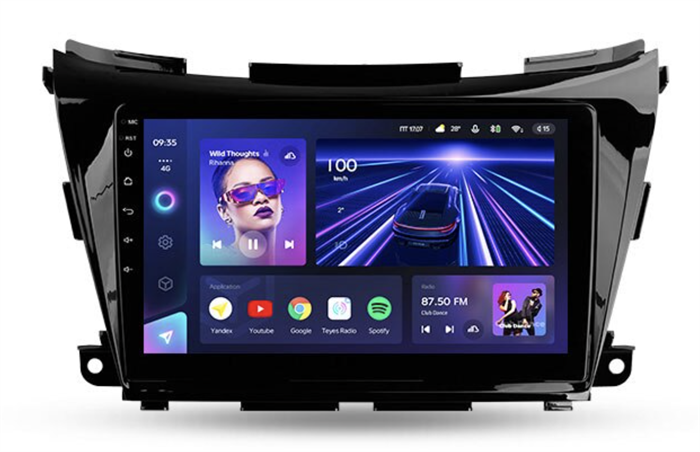 Штатная магнитола Teyes CC3 3/32 GB для Nissan Murano 2015-2022 на Android 10.0 - фото 211819