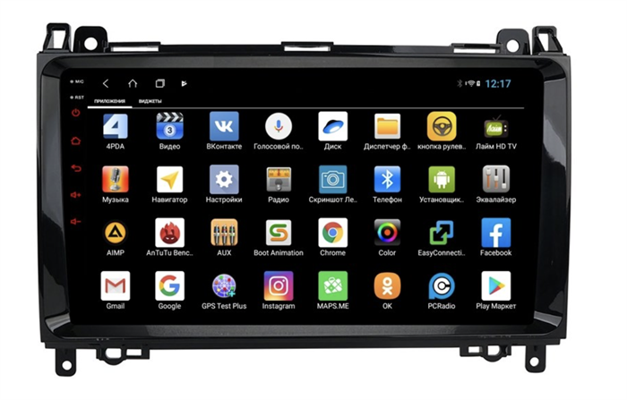 Штатная магнитола Parafar для Volkswagen Crafter 2006-2016 на Android 12.0 (PF068XHD) - фото 212532