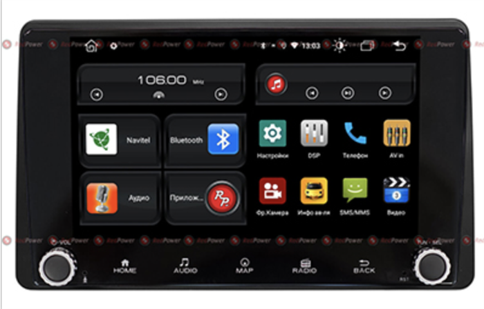 Redpower 61258 KNOB для Renault Duster 2020+ на Android 10.0 - фото 212727