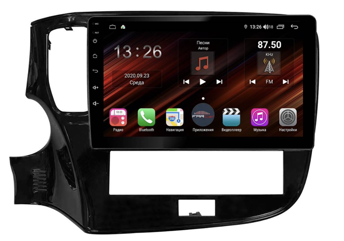 Магнитола Farcar XH2005R (S400) с DSP + 4G (6/128 ГБ) для Mitsubishi Outlander III 2019-2024 на Android 10.0 - фото 212788