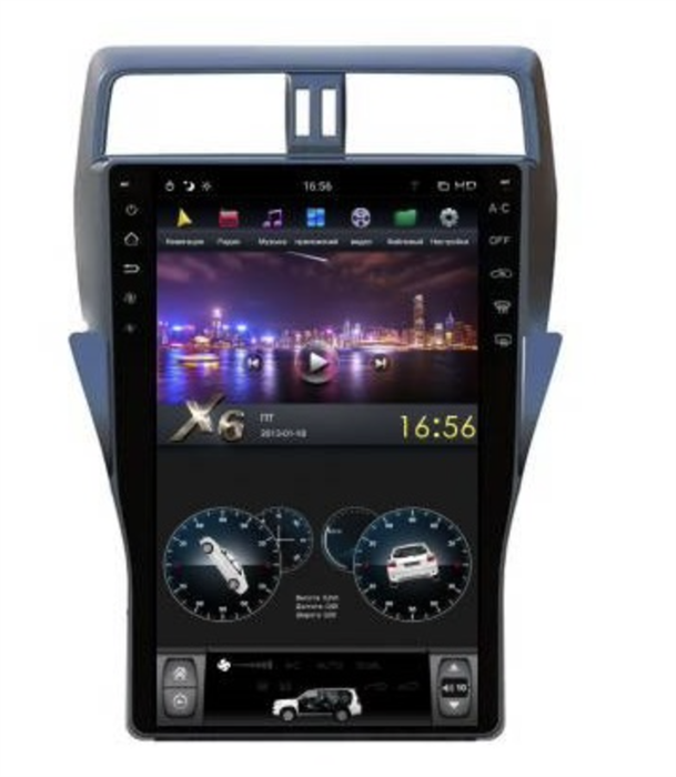 Магнитола Farcar ZF1053 DSP Tesla Style для Toyota Land Cruiser Prado 150 2017-2020 на Android 9.0 - фото 212814