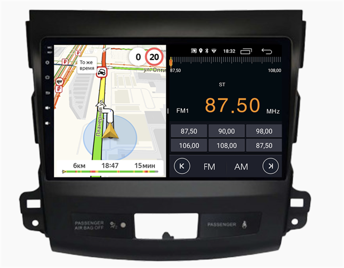 Parafar для Mitsubishi Outlander XL 2006-2012 на Android 10.0 (PF056LTX) - фото 217907