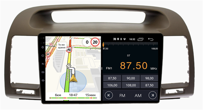 Parafar для Toyota Camry V30 2001-2006 на Android 10.0  (PF061LTX) - фото 218040