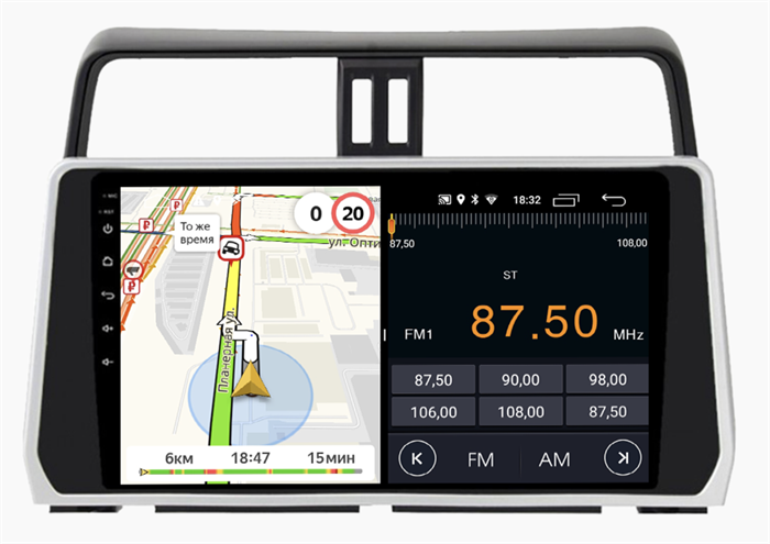 Parafar для Toyota Land Cruiser Prado 150 2017-2020 на Android 10.0 (PF348LTX) - фото 218075