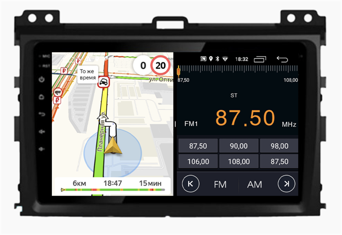 Toyota Land Cruiser Prado 120 2002-2009 на Android 10.0 (PF456LTX) - фото 218105