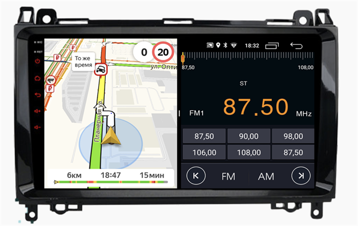 Штатная магнитола Parafar для Volkswagen Crafter 2006-2016 на Android 10.0 (PF068LTX) - фото 218623