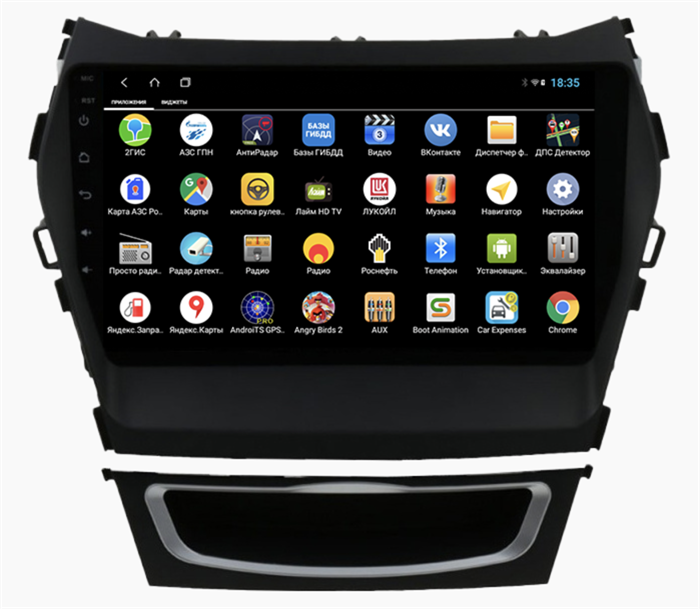Parafar для Hyundai Santa Fe III 2012-2019 на Android 12.0 (PF209XHD) - фото 218810