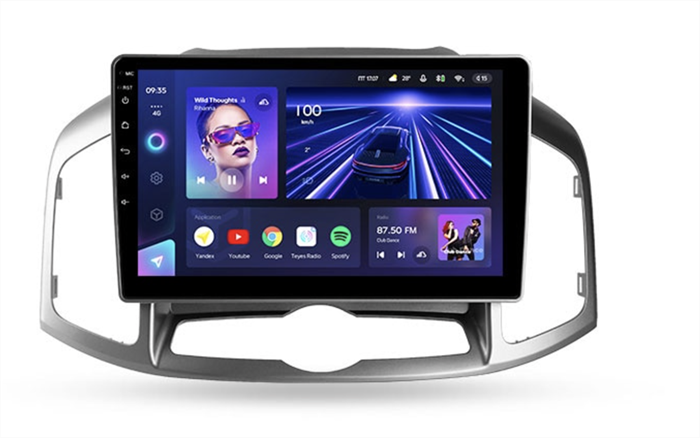 Штатная магнитола Teyes CC3 6/128 ГБ для Chevrolet Captiva 2011-2015 на Android 10.0 - фото 219273
