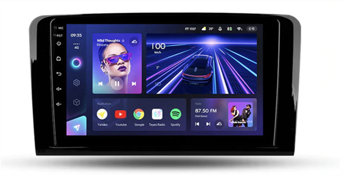 Штатная магнитола Teyes CC3 6/128 ГБ для Mercedes GL-klasse (X164), ML-klasse (W164) 2005-2012 на Android 10.0 - фото 219810