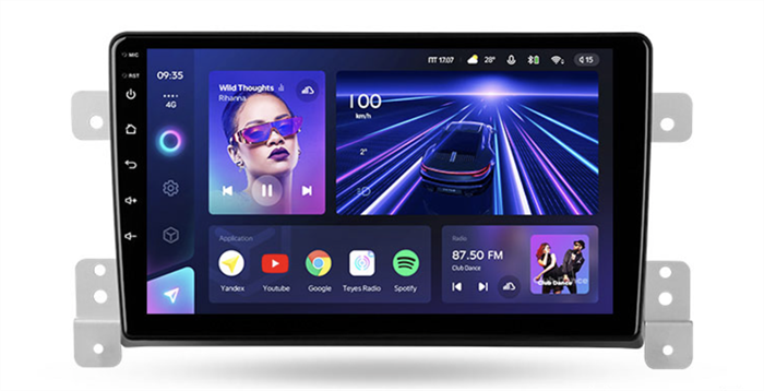 Штатная магнитола Teyes CC3 6/128 ГБ для Suzuki Vitara III 2005-2015 на Android 10.0 - фото 220152
