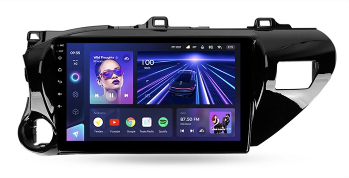 Штатная магнитола Teyes CC3 6/128 ГБ для Toyota Hilux 2015-2020 на Android 10.0 - фото 220267