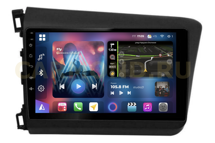 Android 10.0 для Honda Civic 2012-2015 - фото 221553