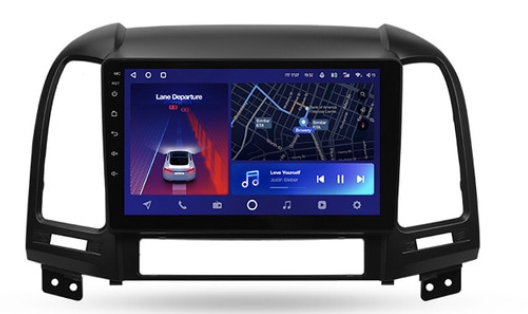 Штатная магнитола Teyes CC2 Plus 6/128 ГБ для Hyundai Santa Fe III 2005-2012 на Android 10.0 - фото 225527