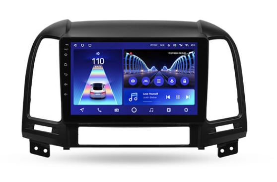 Штатная магнитола Teyes CC2 Plus 4/64 ГБ для Hyundai Santa Fe III 2005-2012 на Android 10.0 - фото 227211
