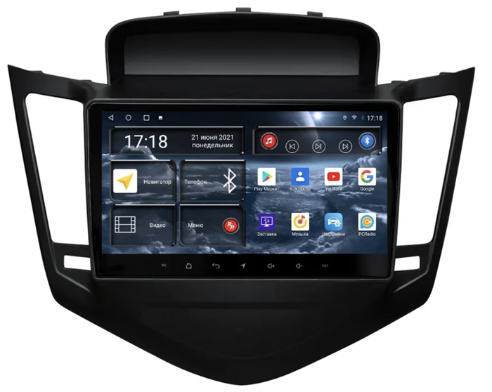 Штатная магнитола Redpower 71045B для Chevrolet Cruze I 2009-2012 на Android 10.0 - фото 227914