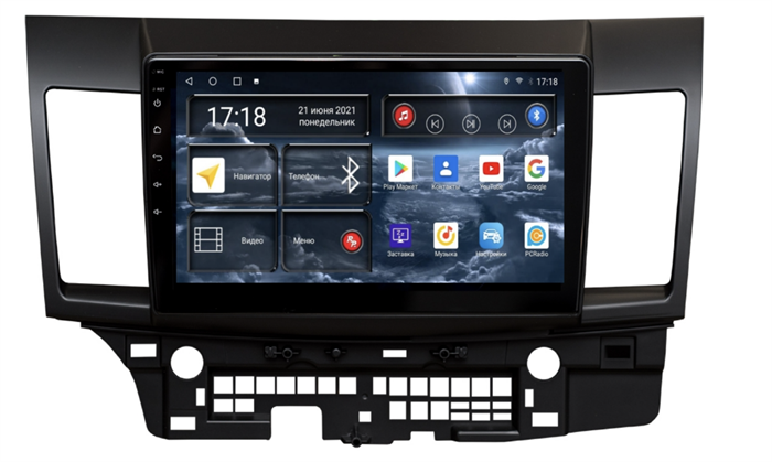 Штатная магнитола Redpower 71037 для Mitsubishi Lancer 2007-2017 на Android 10.0 - фото 228629