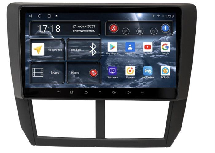 Штатная магнитола Redpower 71062 для Subaru Forester III, Impreza III 2007-2013 на Android 10.0 - фото 228946