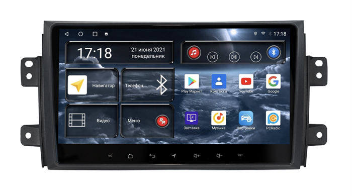 Штатная магнитола Redpower 71054 для Suzuki SX4 I 2006-2014 на Android 10.0 - фото 228976